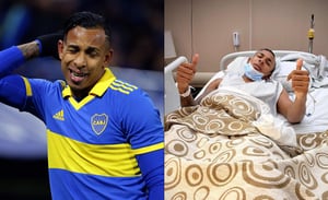 El colombiano fue operado con éxito tras su lesión de rodilla.