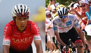 Nairo Quintana y Tadej Pogacar podrían terminar corriendo juntos en el UAE Emirates Team