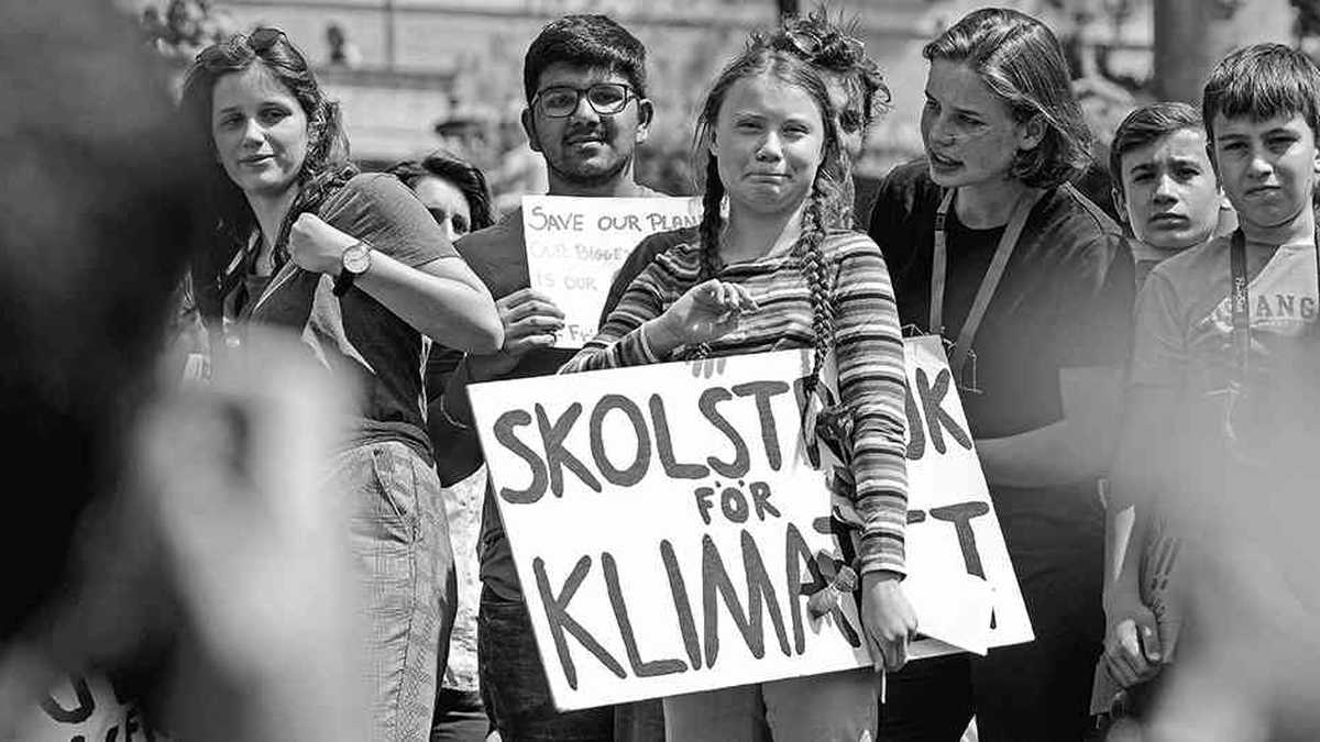  La activista sueca Greta Thunberg lideró, el pasado 19 de abril, una de las marchas Fridays for Future.