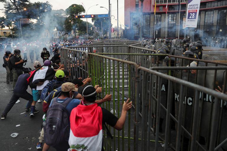 En imágenes : Protestas en Perú en medio de inestabilidad política.