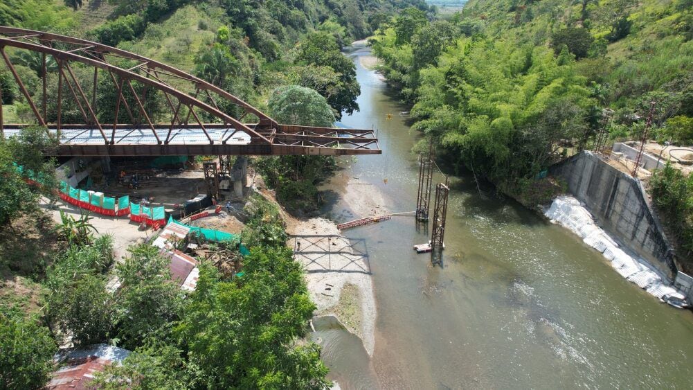 Reconstrucción de puente El Alambrado
