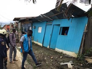80 viviendas sin techo, el saldo que dejan las fuertes lluvias en Turbo
