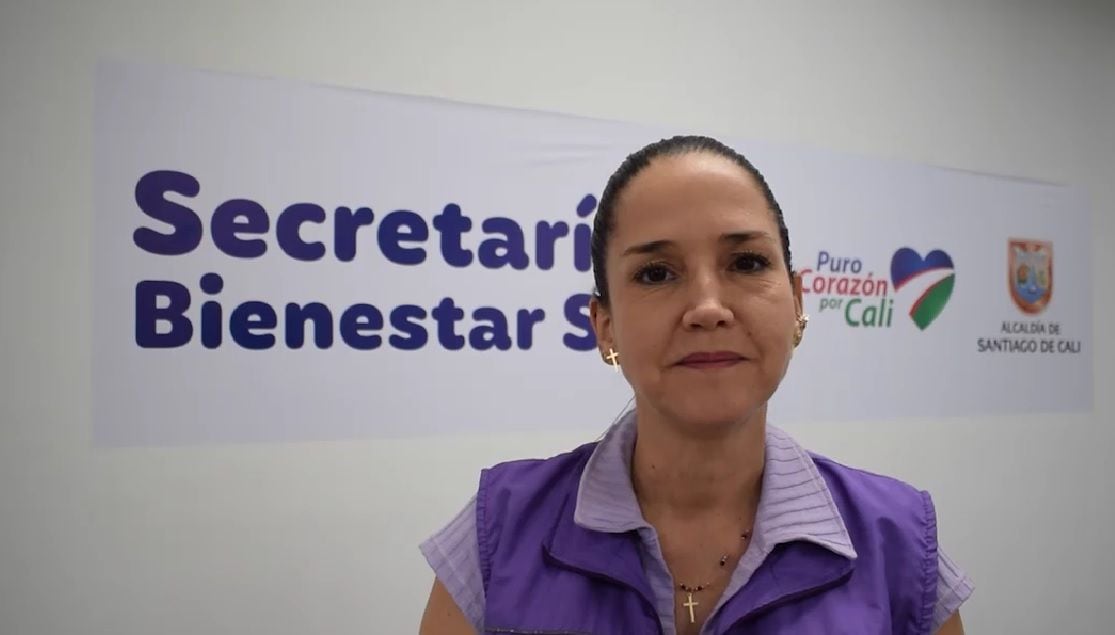 Secretaria de Bienestar Social de Cali, María Fernanda Penilla Quintero.