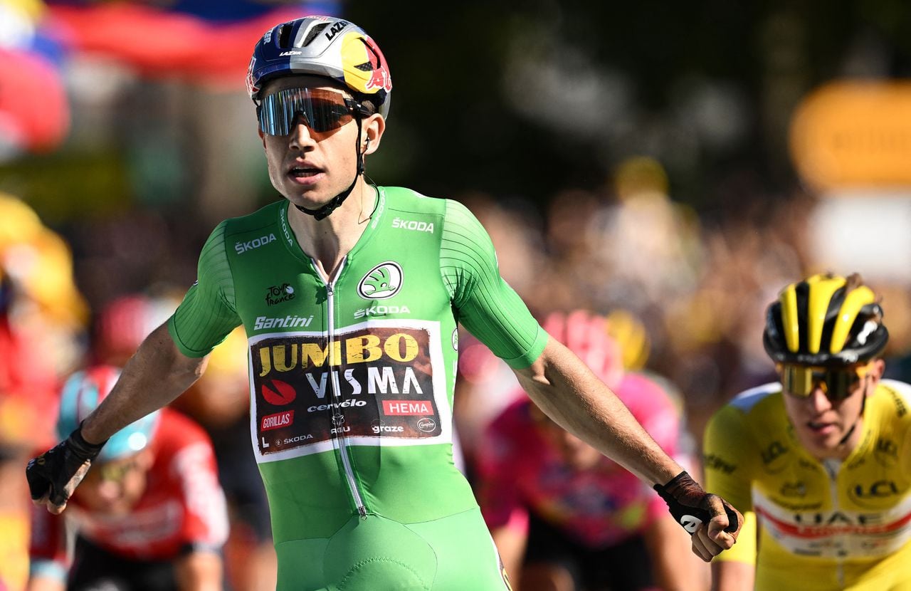 Wout van Aert se llevó la etapa 8 y la segunda a título personal en esta edición del Tour de Francia 2022