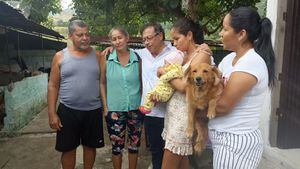 Gustavo Petro compartió con una familia en Honda, Tolima