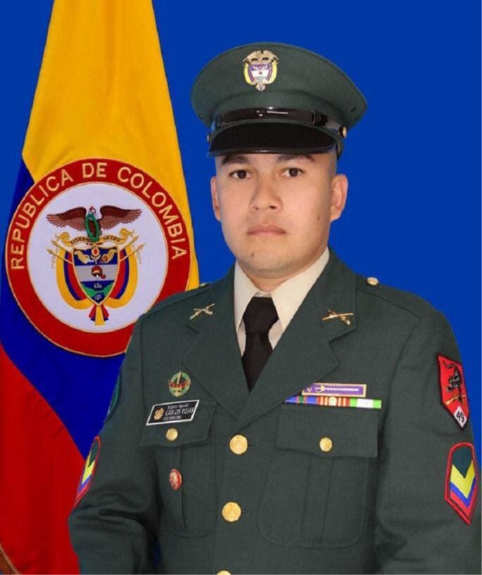 Sargento Carlos Rojas, asesinado en Putumayo por uno de sus compañeros.