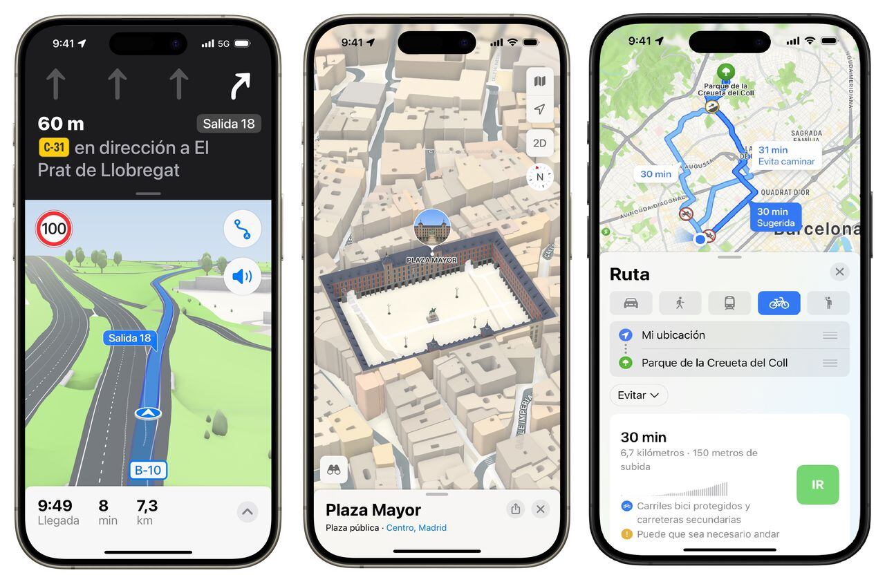 Apple Maps lanza varias novedades para los ciclistas.