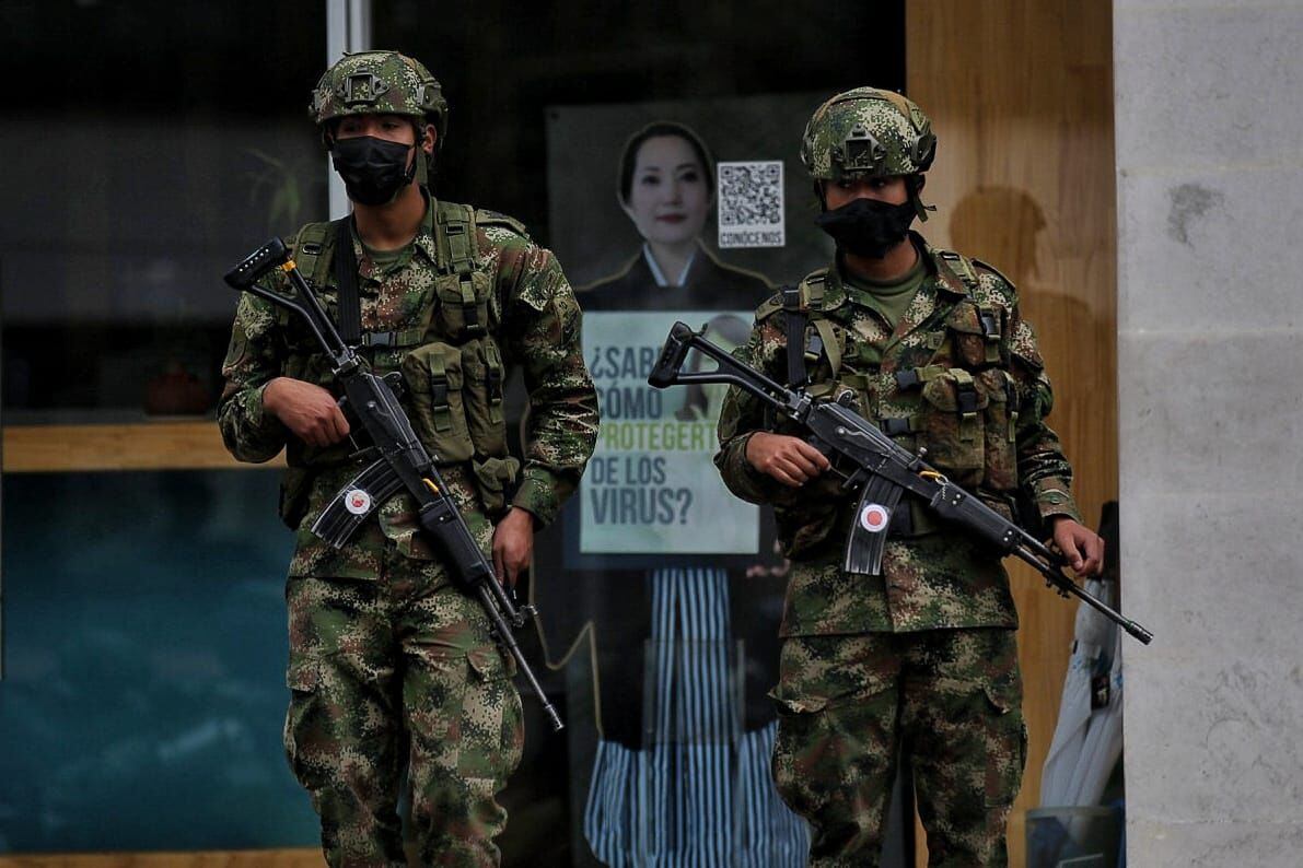 Paro nacional Militares en Bogotá