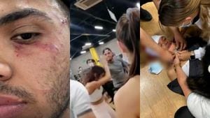 Jefferson Alexander Otálvaro Yepes tuvo una pelea con Paola Tovar en un gimnasio de Bogotá y la agredió con un celular causándole graves heridas a la mujer en su cabeza.