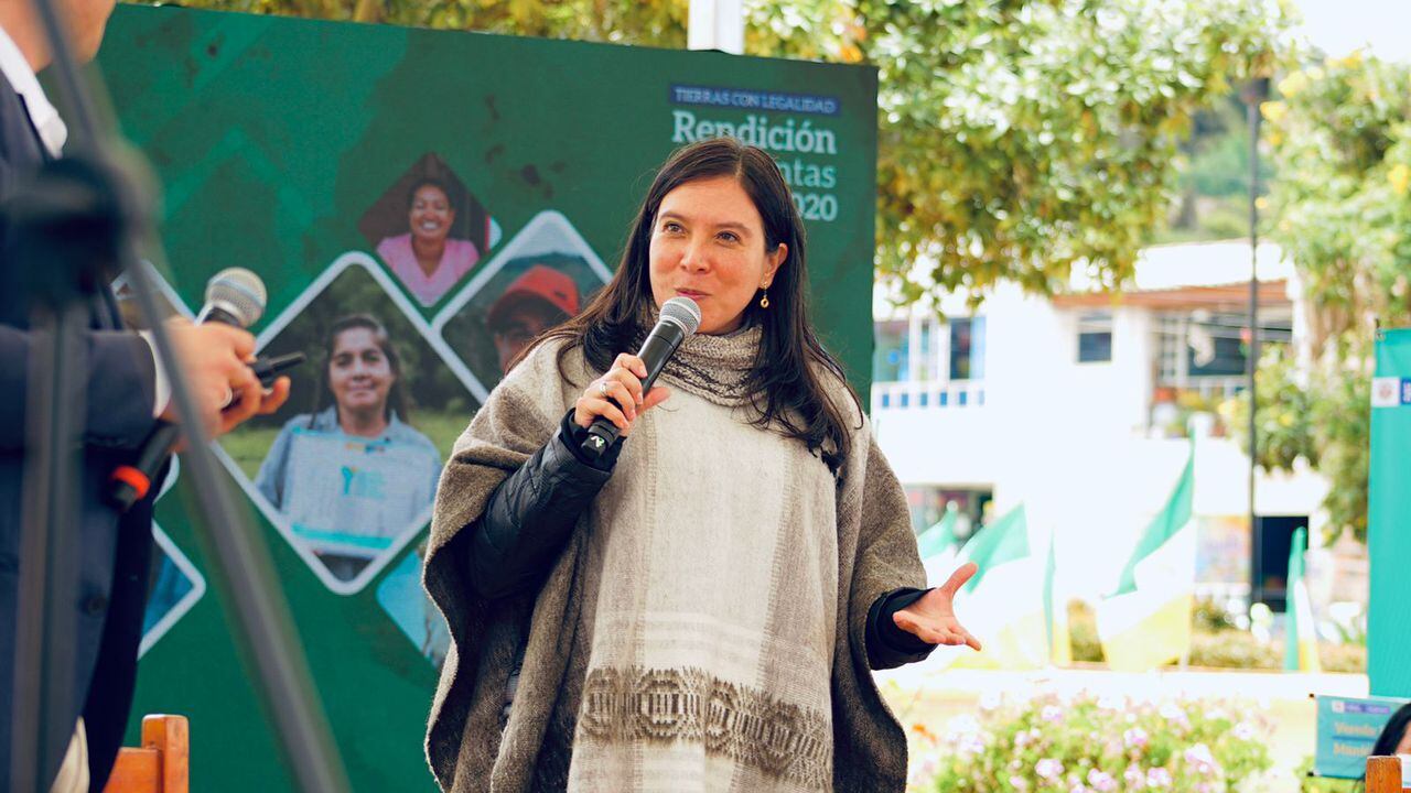 Myriam Carolina Martínez, directora de la Agencia Nacional de Tierras