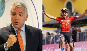 Iván Duque exaltó la victoria de Colombia en el Giro de Italia 2022