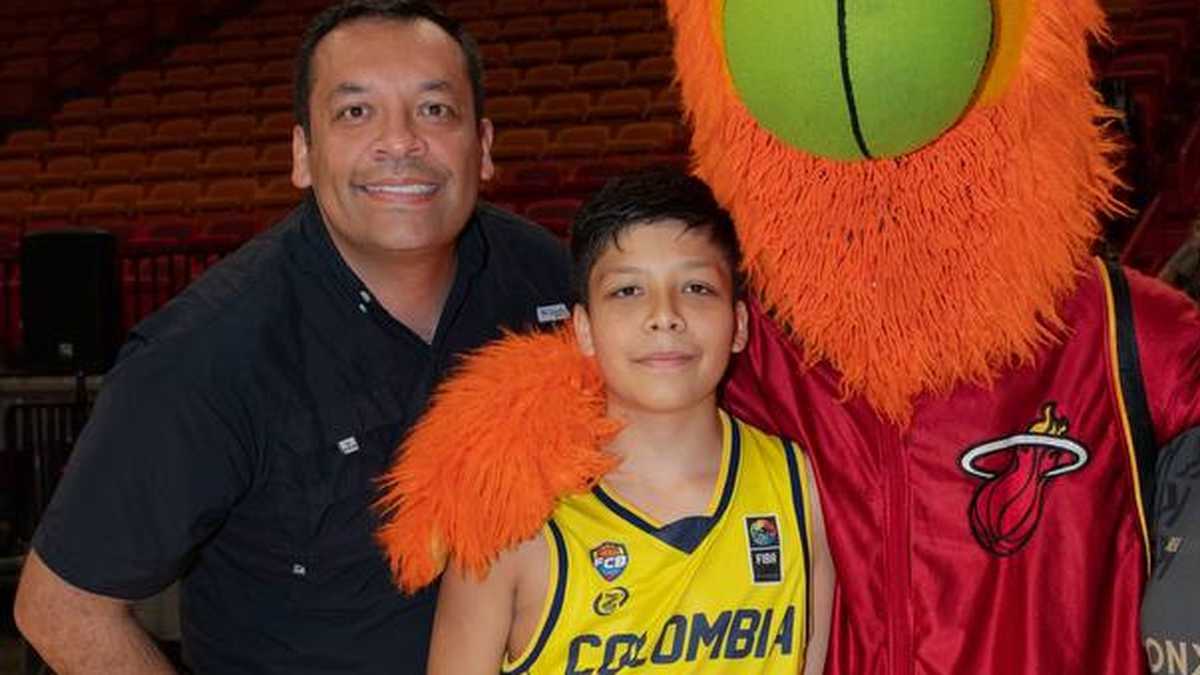 Juan José Sánchez, un niño de Manizales que aspira a ser uno de los mejores jugadores de baloncesto en el mundo