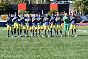 Selección Colombia sub 17 busca el título de la categoría. Este sábado enfrentará a Brasil en el sudamericano sub 17 de Uruguay.