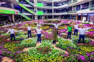Uno de los momentos más esperados por la ciudad es el maJestuoso tapete de flores, que todos los años se realiza en el marco de la Feria de las Flores