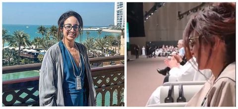 Giannina Santiago Cabarcas es la asesora de la jefa negociadora de Emiratos Árabes