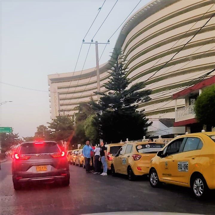 Paro de taxistas en Cartagena