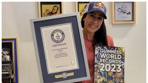Mariana Pajón  ingresó al libro de Guinness World Records de 2023