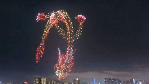 Así se conmemora el Festival del barco dragón en China.