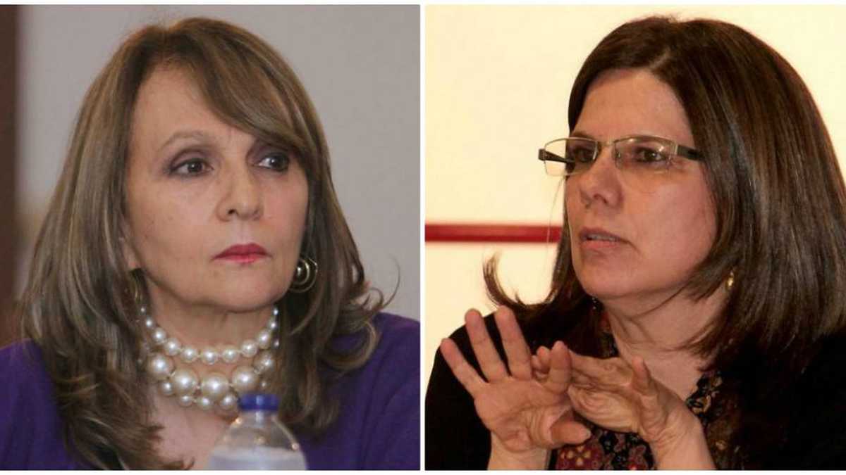 Ángela María Robledo y Maria Mercedes Maldonado.