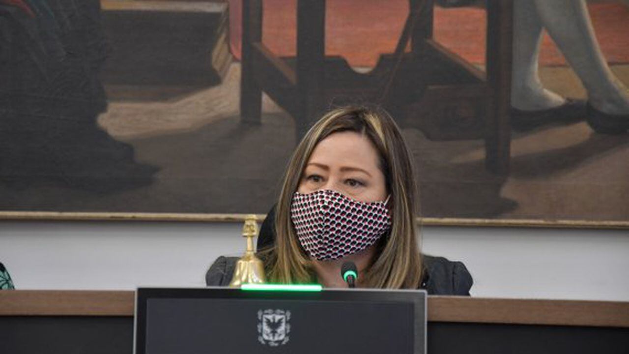 La concejal María Fernanda Rojas cuestionó el lento avance del Regiotram del Norte.