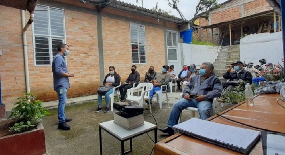 proyecto de café sostenible en Cajibío- Cauca
