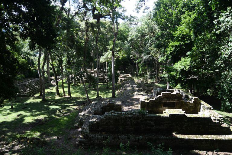 Parque Arqueológico de Copán en Honduras. Declarado Patrimonio Mundial de la Unesco en 1980 años. Foto: Orlando Sierra/AFP