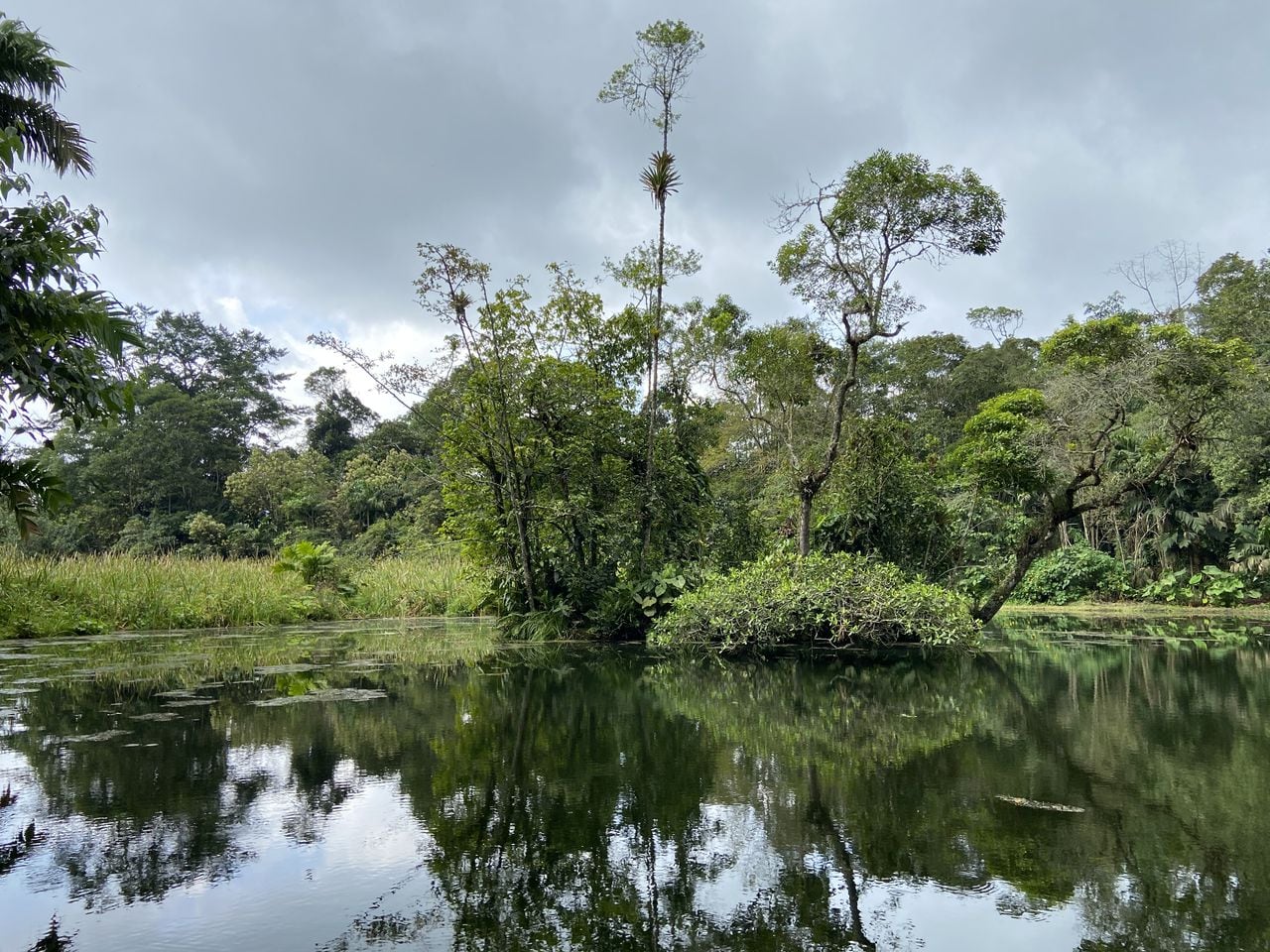 Laguna Verde en Zipacón, municipio de Cundinamarca ubicado en la cuenca media del río Bogotá.