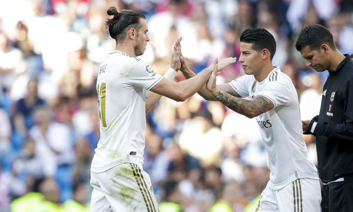 Gareth Bale y James Rodríguez - Real Madrid. Foto: David S. Bustamante/Soccrates/Getty Images