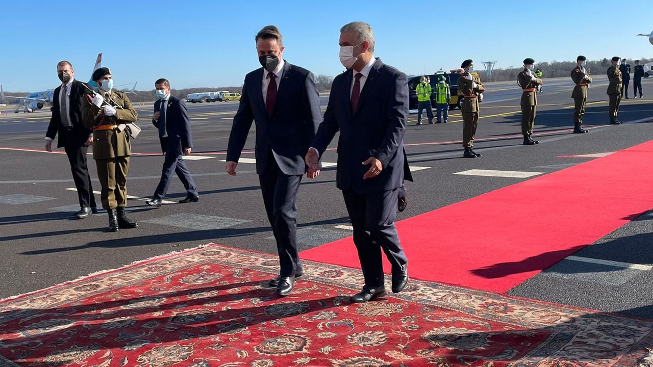 Presidente Duque llegó a Luxemburgo, inició la gira por Europa