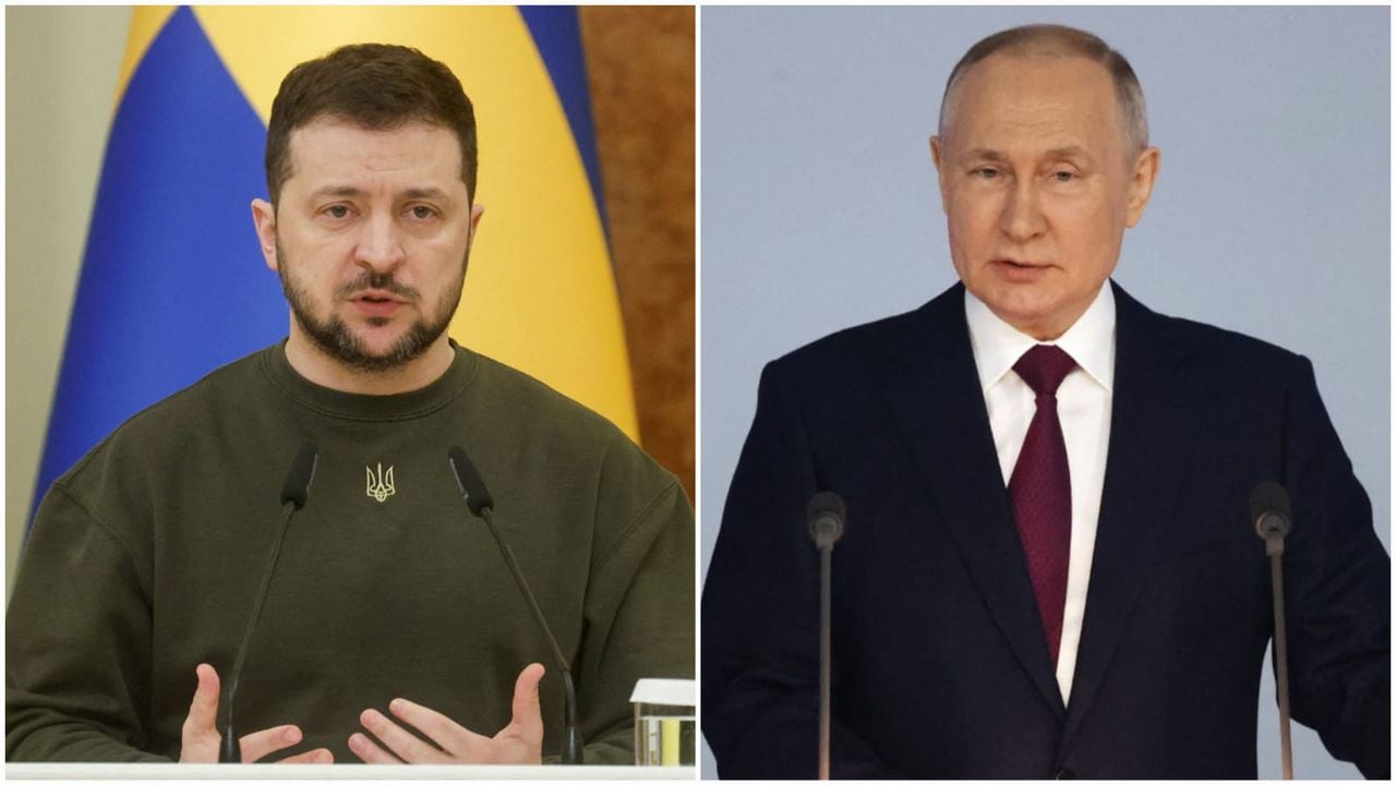 Crecen las tensiones entre los gobiernos del presidente ucraniano, Volodimir Zelenski, y de Rusia, Vladimir Putin.