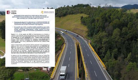 Irregularidades en el proceso de contratación de la concesión vial Briceño - Tunja - Sogamoso.