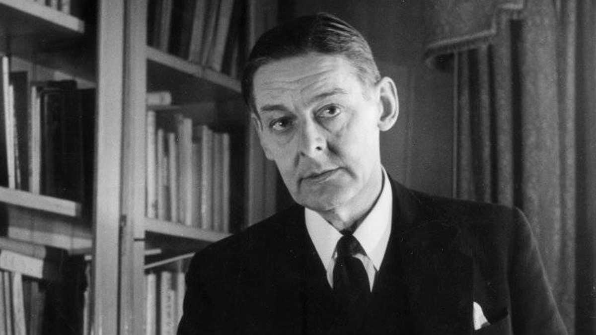 T.S. Eliot (1888 - 1965) en 1950. Foto: John Gay/Hulton Archive/Getty Images.