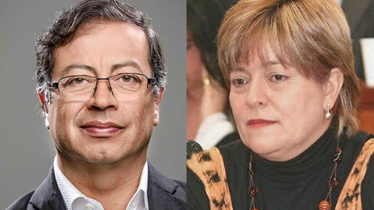 Gustavo Petro y Gloria Inés Ramírez