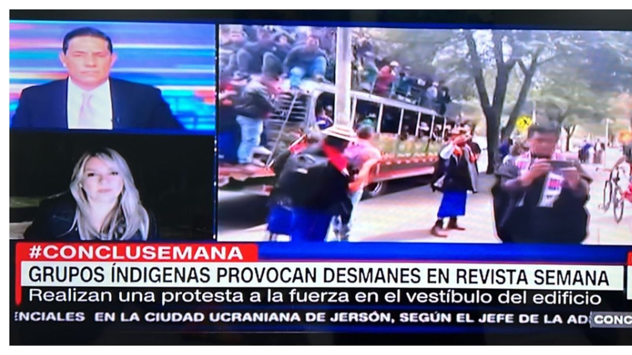 Vicky Dávila con Fernando del Rincón, en CNN en Español