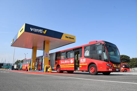 El año pasado, Transmilenio cerró con 1.052 buses a gas natural Euro 6.
