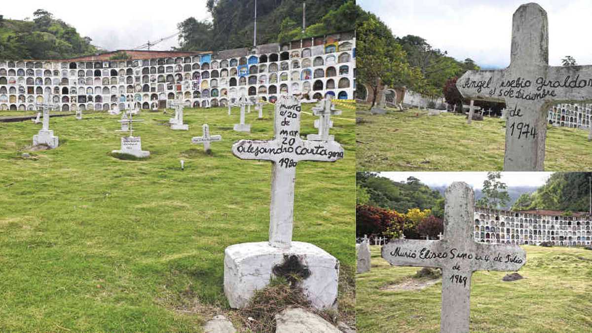 El cementerio de Dabeiba, Antioquia, uno de los lugares donde la JEP más ha buscado falsos positivos.