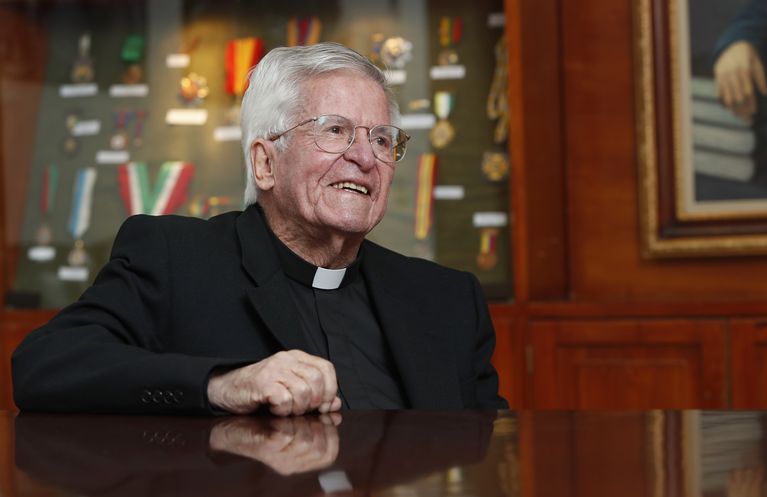 Padre Diego Jaramillo cumplió 90 años minuto de Dios