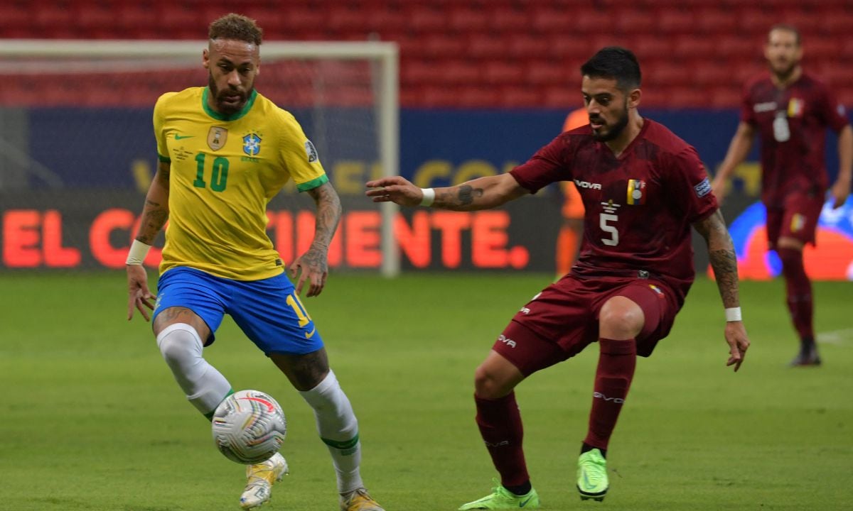 Brasil vs. Venezuela - Copa América. Foto: NELSON ALMEIDA / AFP