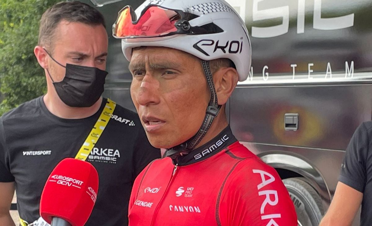 Nairo Quintana tras la etapa 5