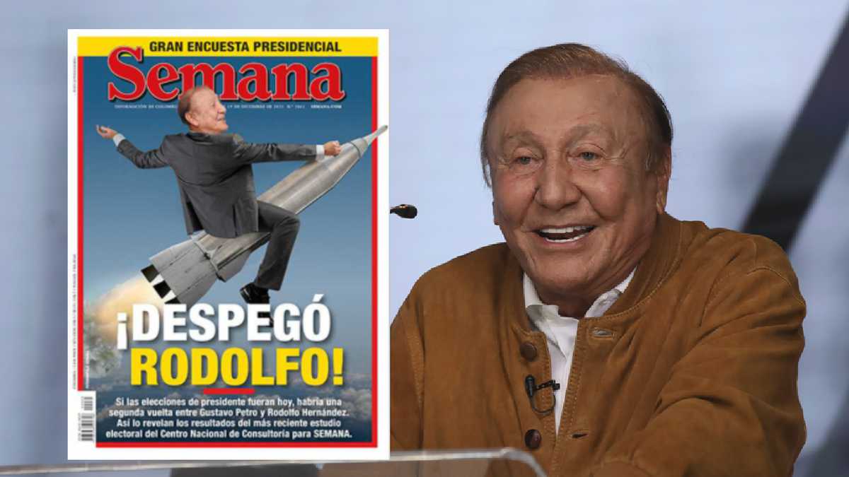 La chistosa respuesta de Rodolfo Hernández a la portada de Semana. Fotomontaje Semana