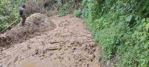 Afectaciones por la temporada de lluvias en Amagá, Antioquia.